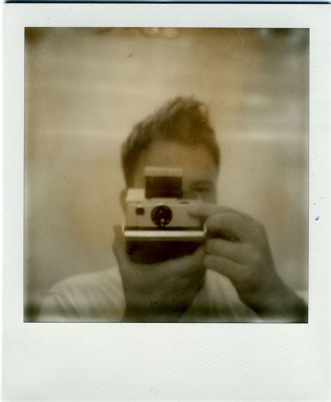 polaroid mirror selfie